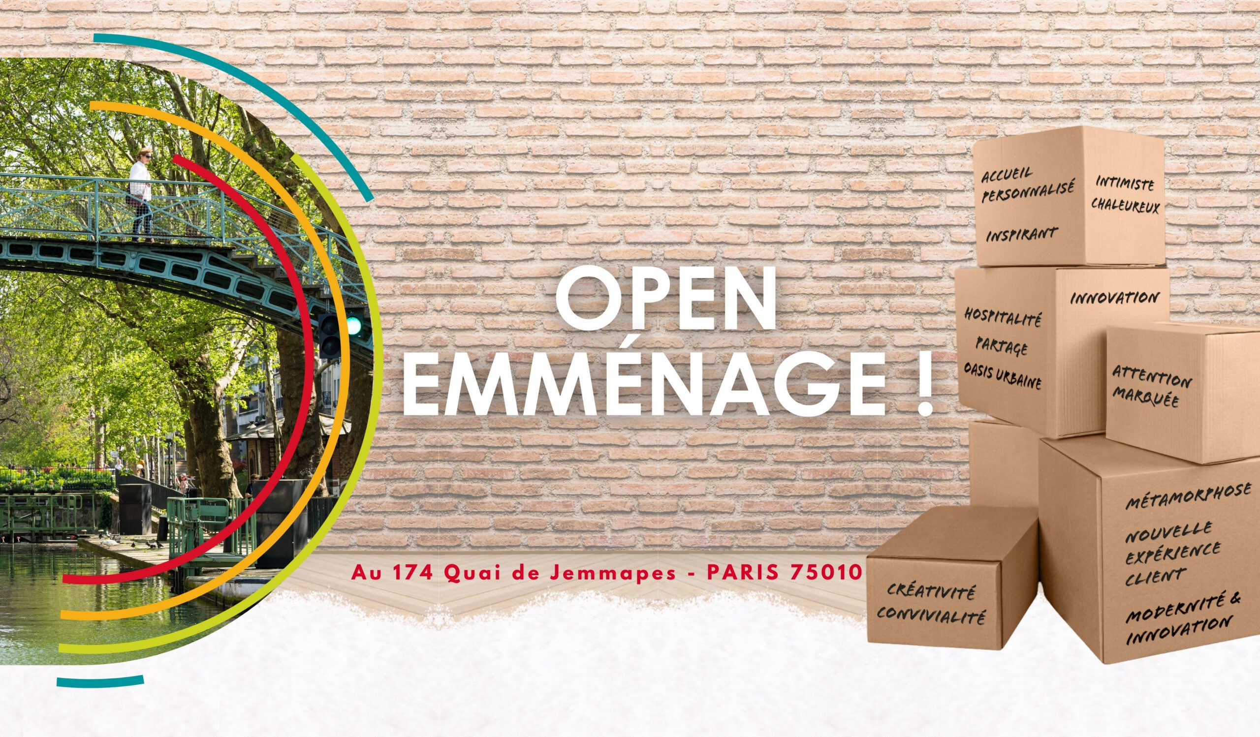 Nouveaux locaux Groupe Open : quai Jemmapes - Parsi 10